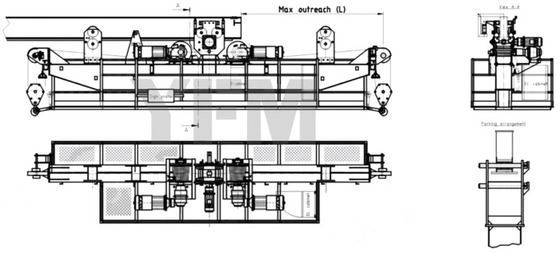 container vessel monorail crane container vessel monorail crane