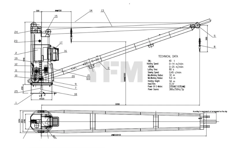 ship cargo crane ship cargo crane